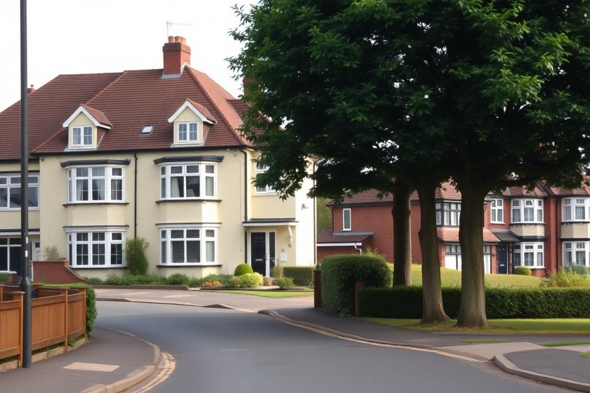 1930s suburban family homes in Surrey in Morden